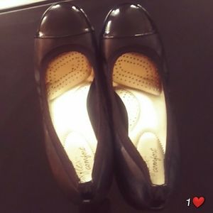 Dexflex  Comfort Black  Captoe Wedges 9W